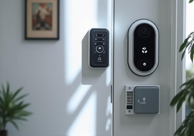 Sistema de seguridad inteligente con cámaras y sensores
